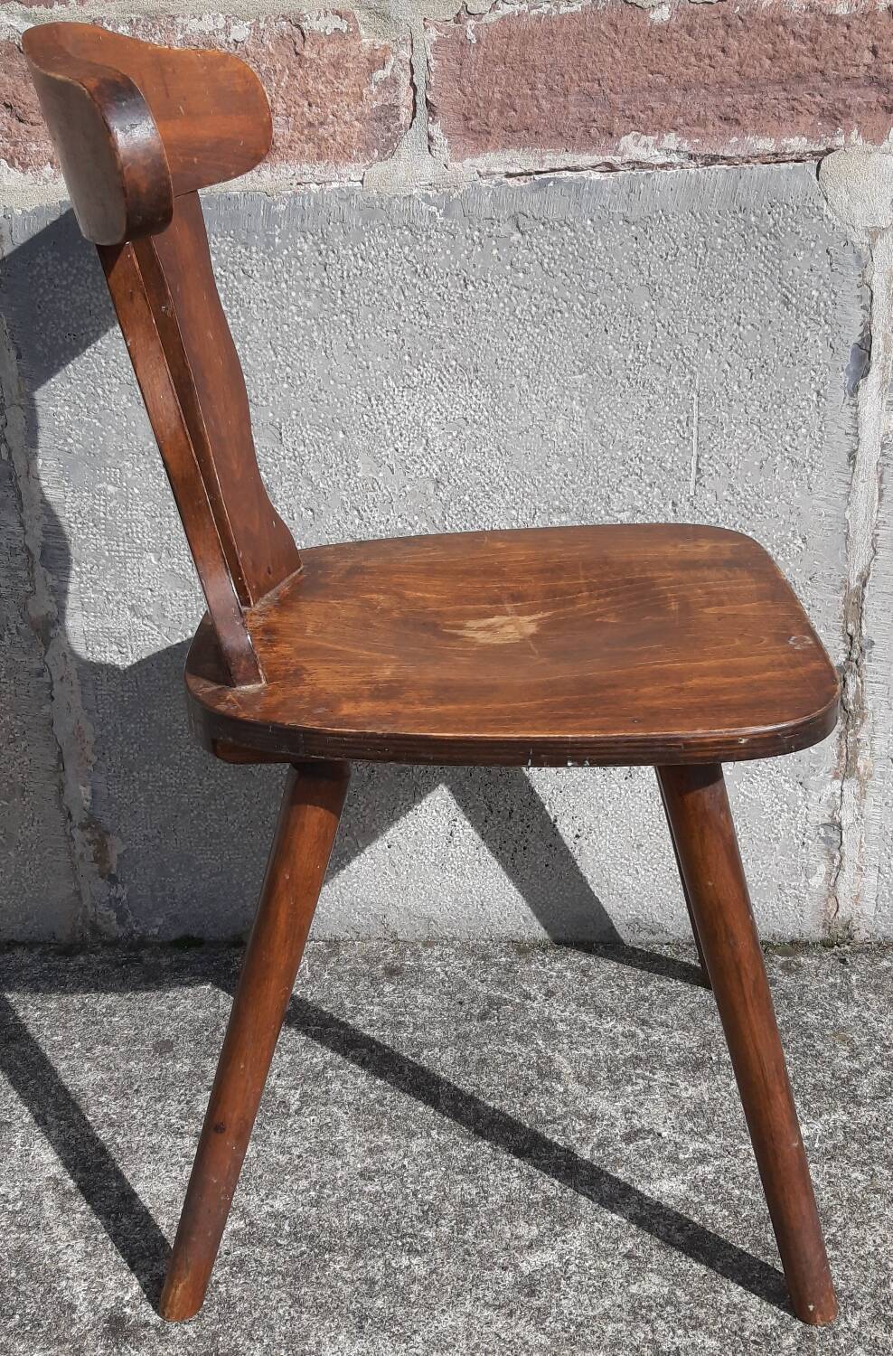 Brutalist bistro chair (1960s)