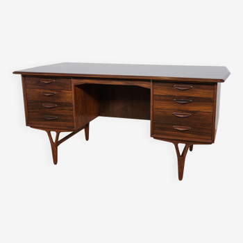 Mid-Century Freestanding Rosewood Desk, 1960s