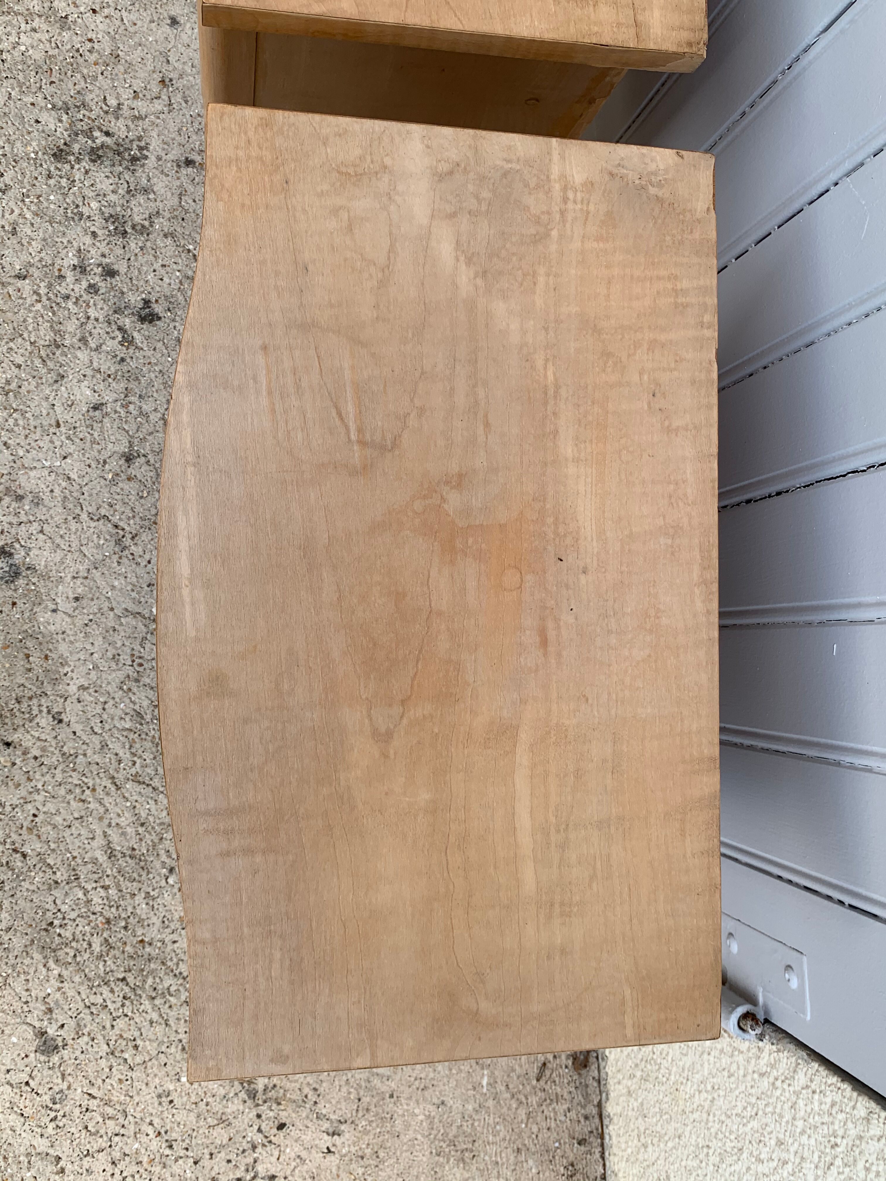 Pair of art deco bedsides