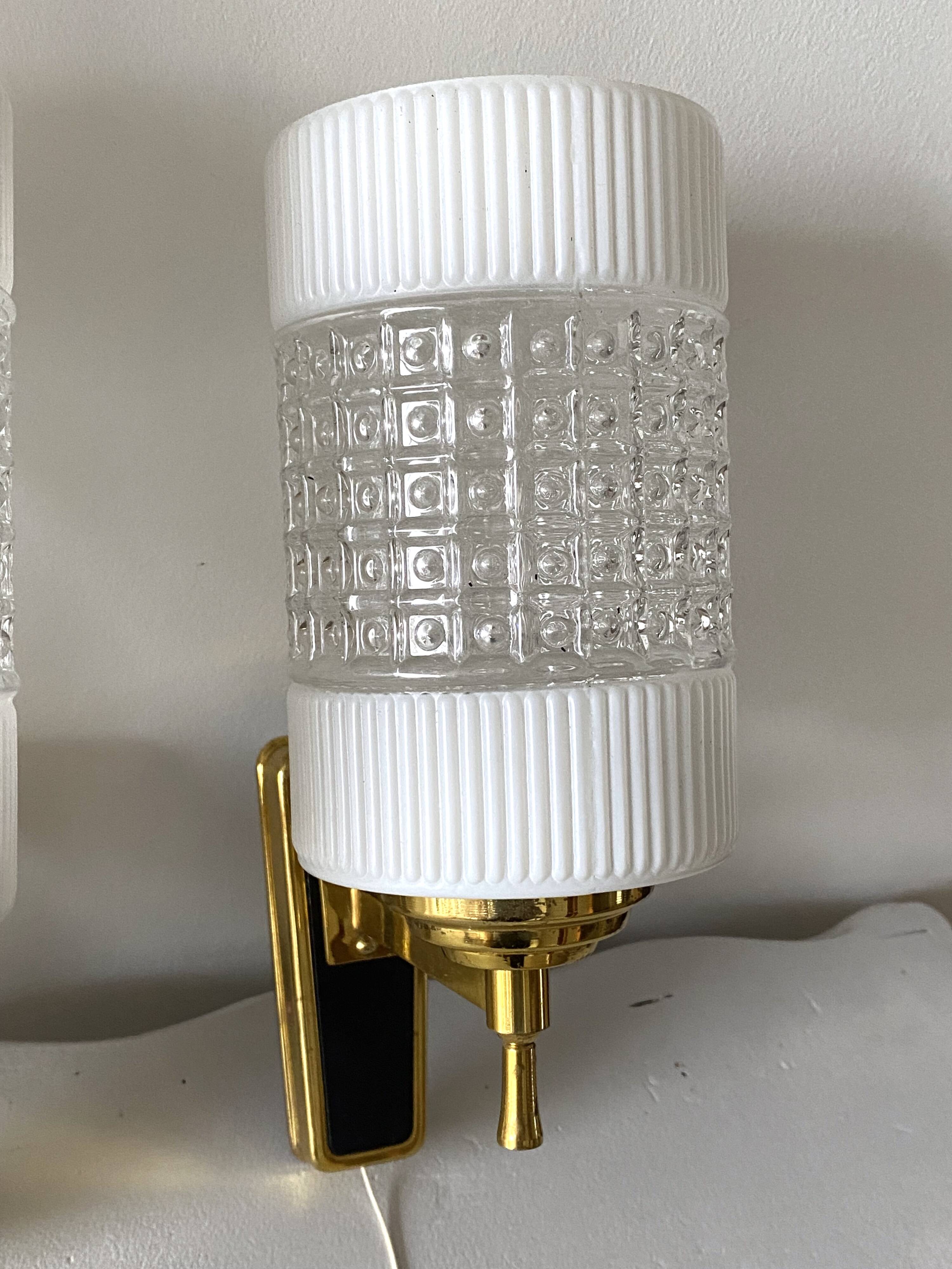 Pair of 50s wall lights