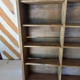 Wooden shelf drawer box