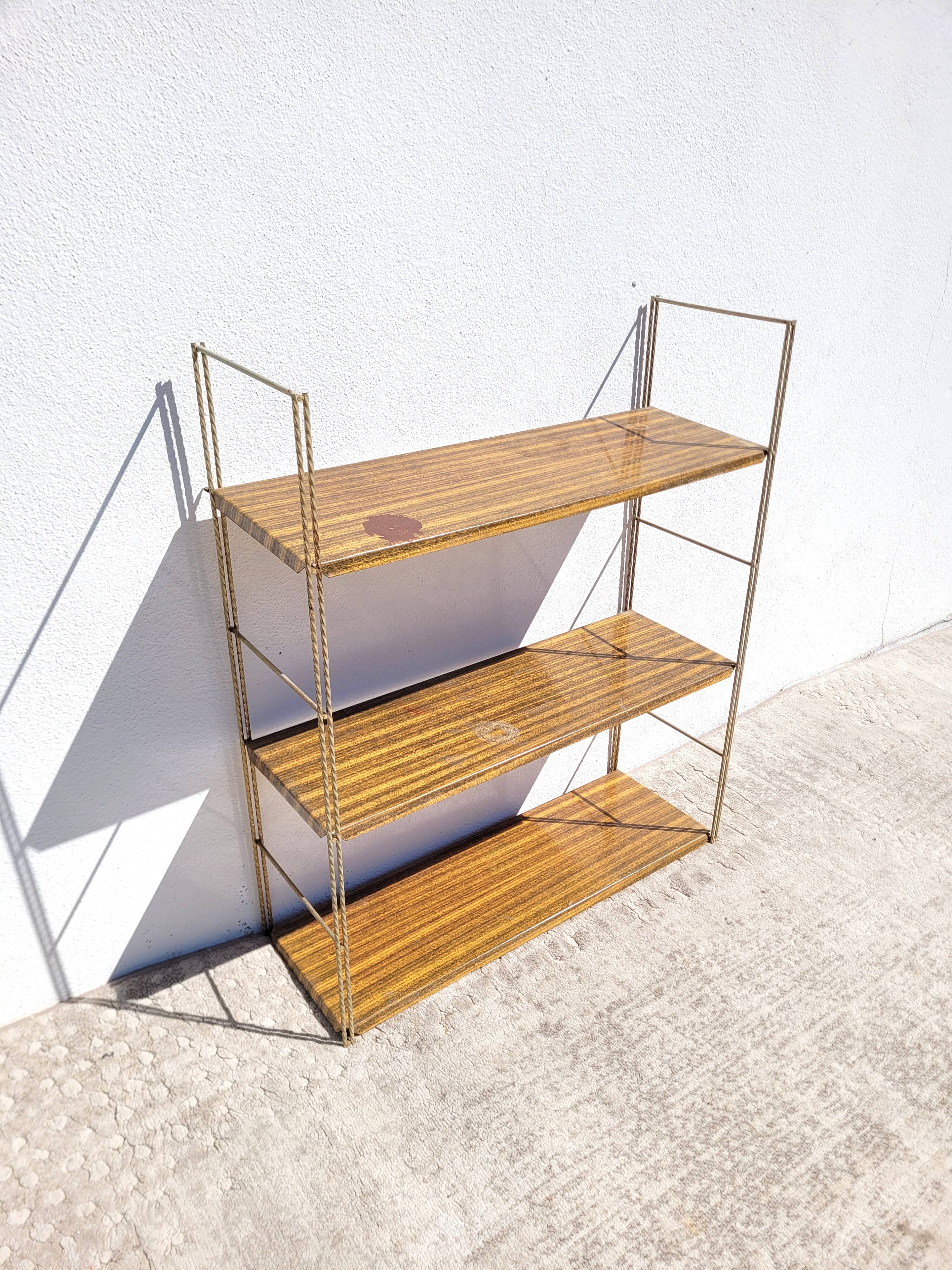 Vintage 70s string-style shelf