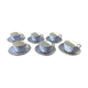 Set de 6 tasses à café en porcelaine ancienne
