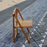 Vintage  pine folding chair