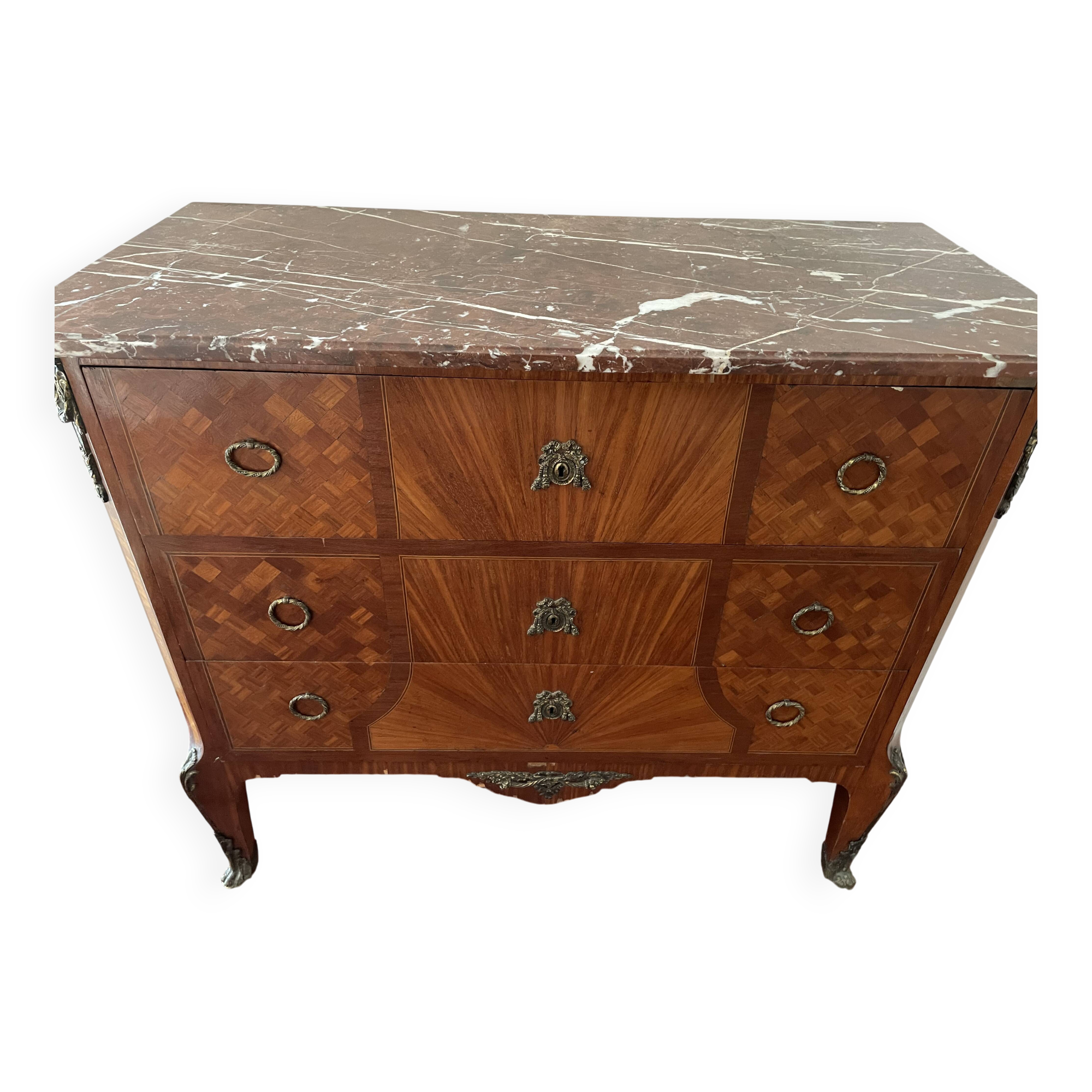 Louis XV style chest of drawers