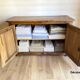 Buffet, very old, made of patinated solid wood - 19th century / early 20th century