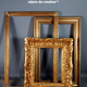 Frame hollow edges gold leaf 47,5x43 leaf 35,5x30,7 cm