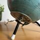 Small illuminated globe made of glass and paper from Cartes Taride 1963