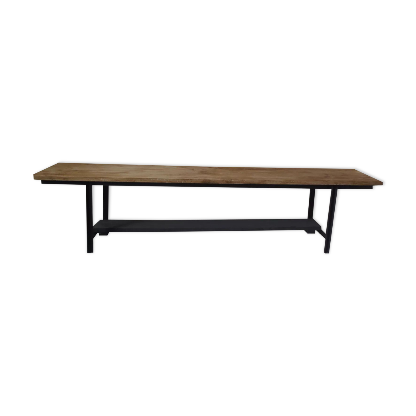Industrial bench metal structure