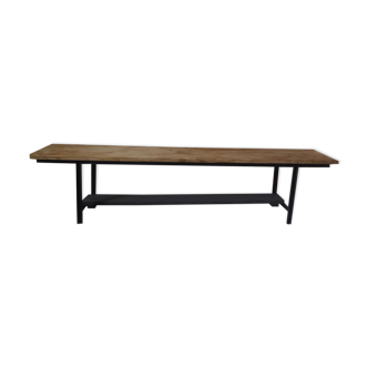 Industrial bench metal structure