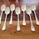Christofle - Set of 7 table spoons model America, Design Luc Lanel