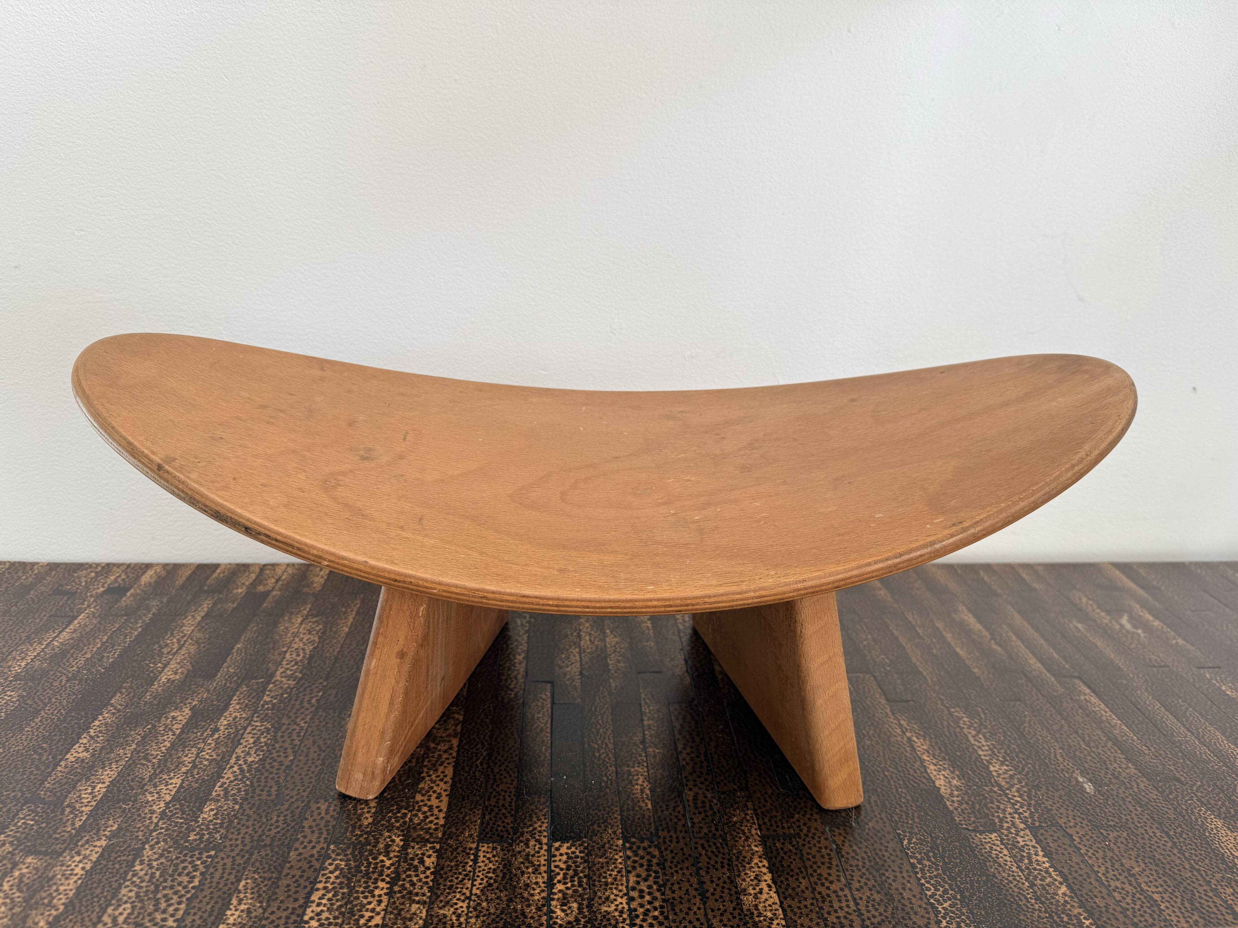 Set of 3 Shoggi meditation stools by Alain Gaubert, 1980s.