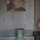 Vintage Accolay Vase, Celadon Green Ceramic Vase, Flower Pot