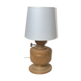 Lampe osier tressé