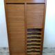 Atypical double curtain file cabinet