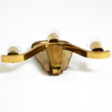 Large heavy Mid Century brass wall light from a German church