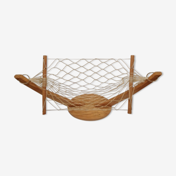 Wooden fruit basket amac suspended