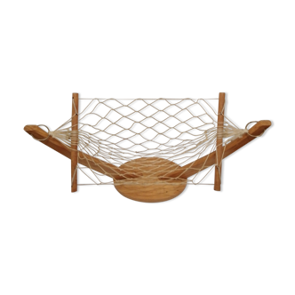 Wooden fruit basket amac suspended