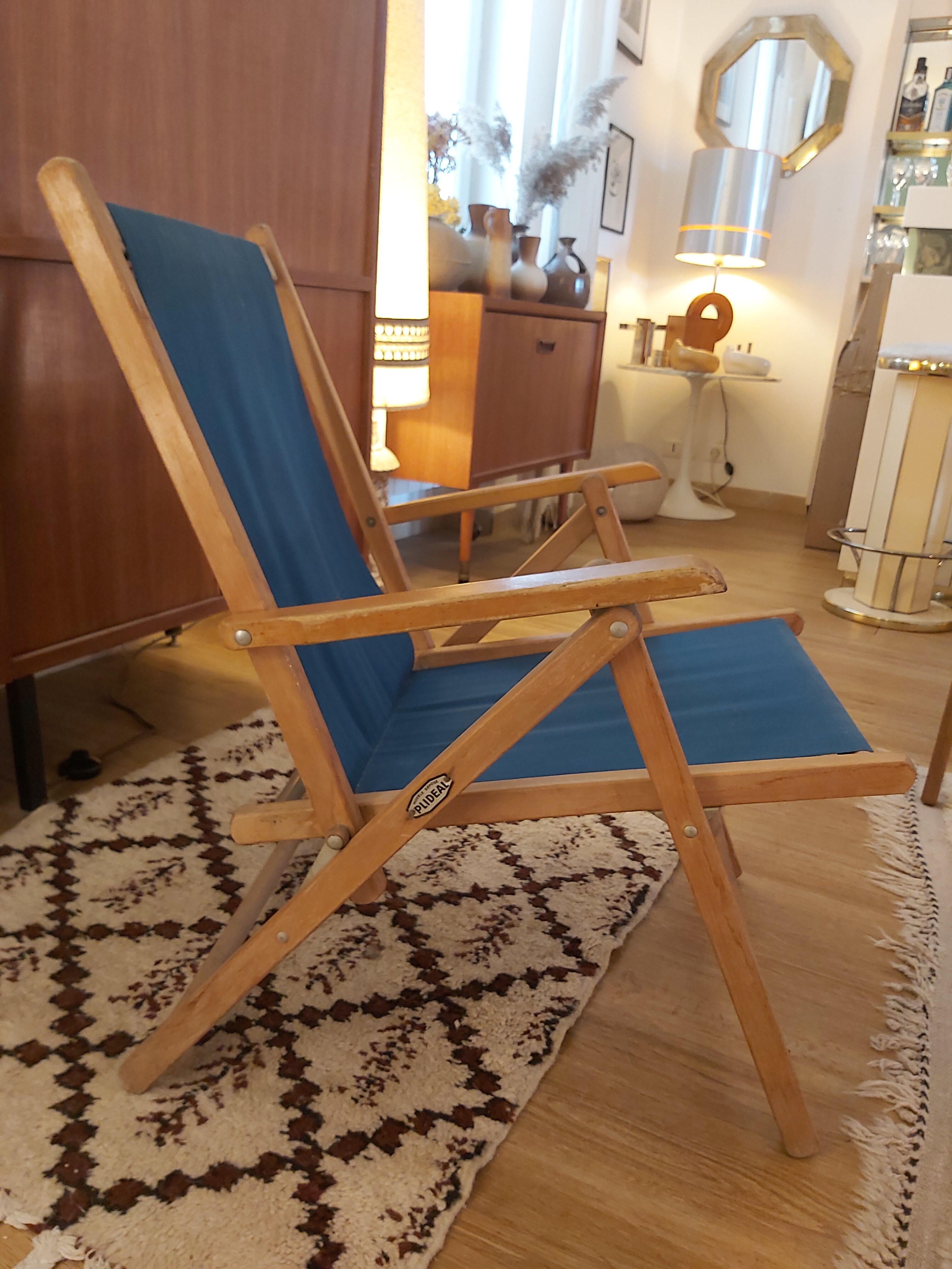 Folding armchair 50 years plideal