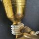 Pair of double light wall sconces from the 1960s.