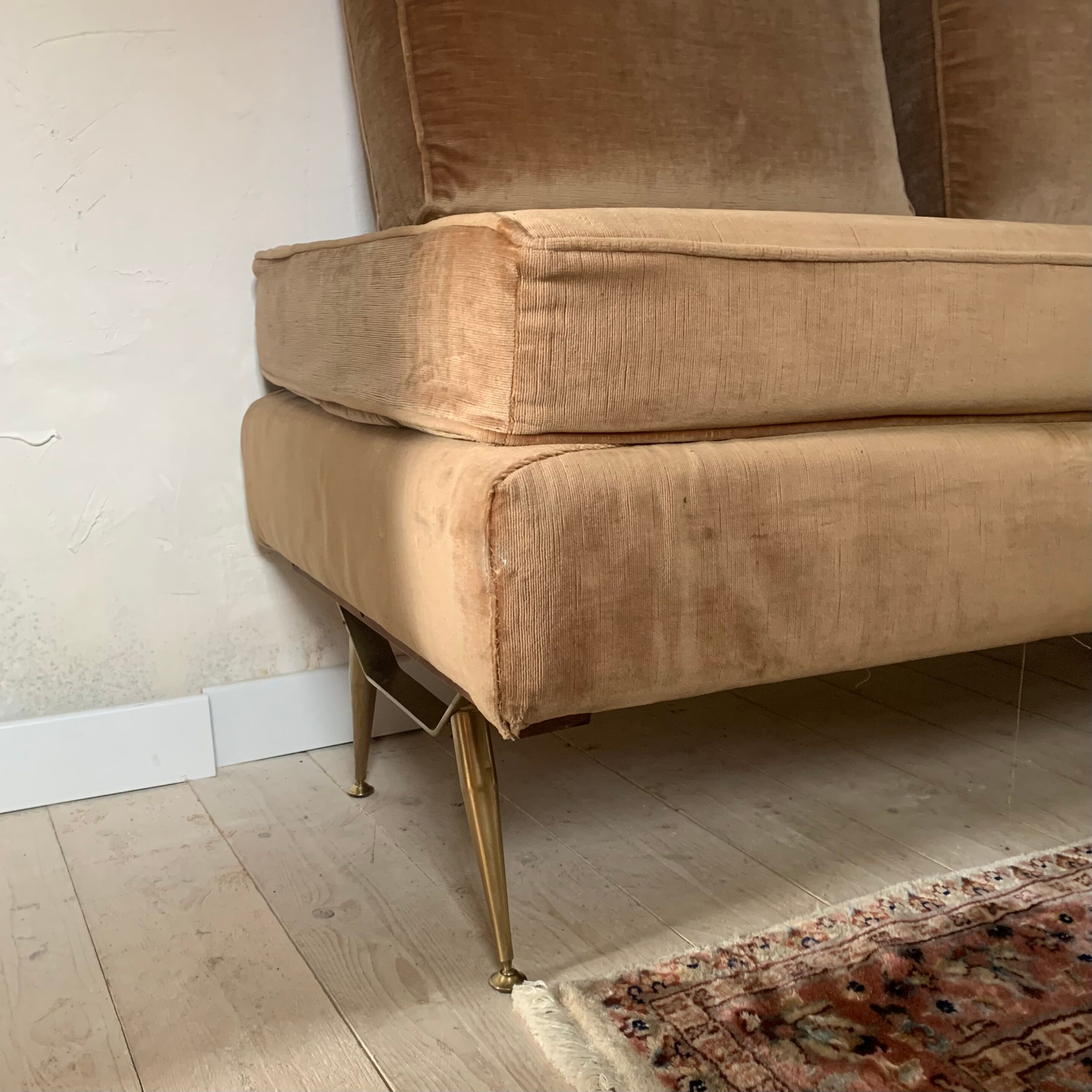 Sofa bed daybed vintage velvet
