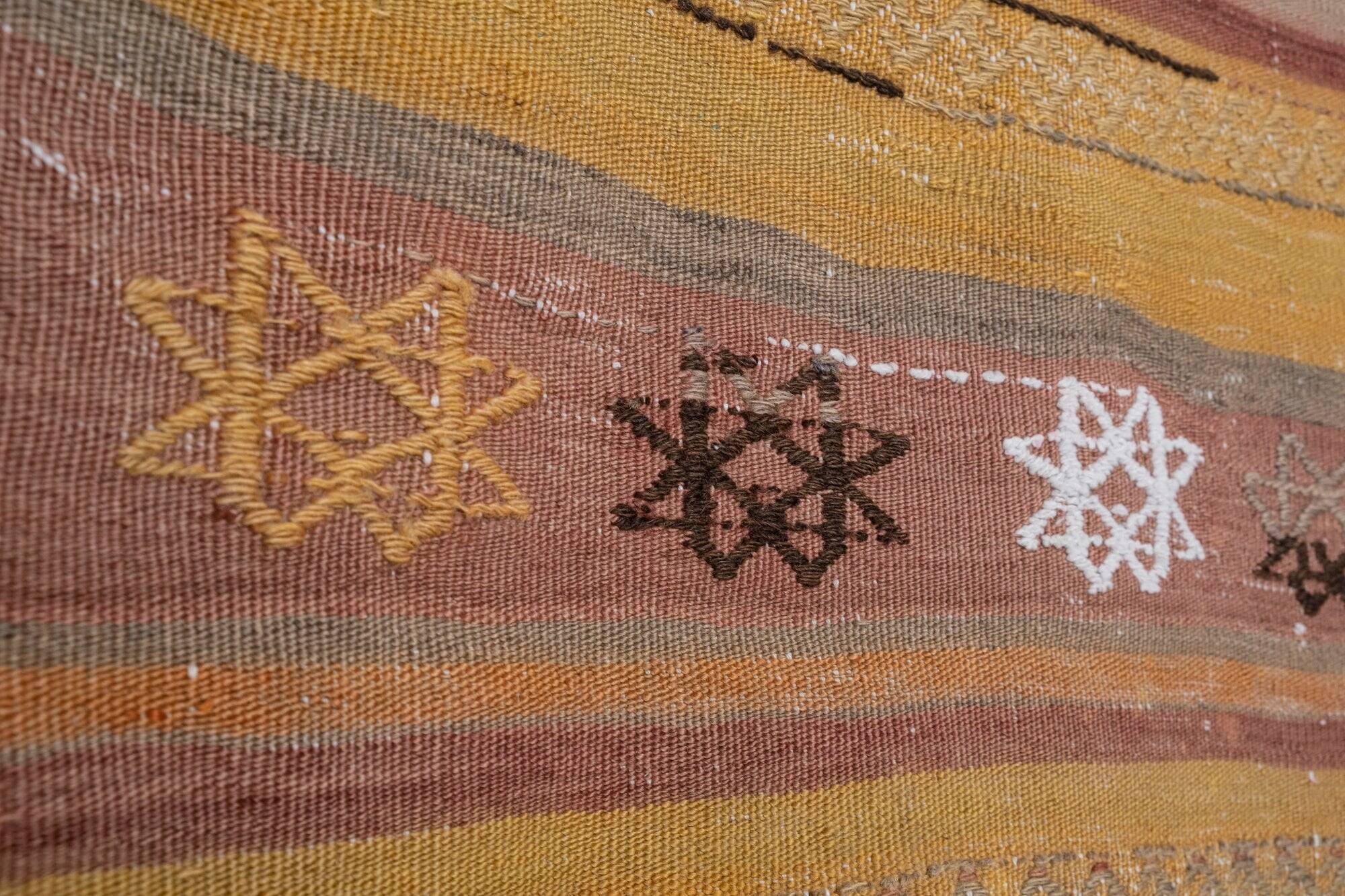 Vintage Turkish hallway rug 68x268 cm
