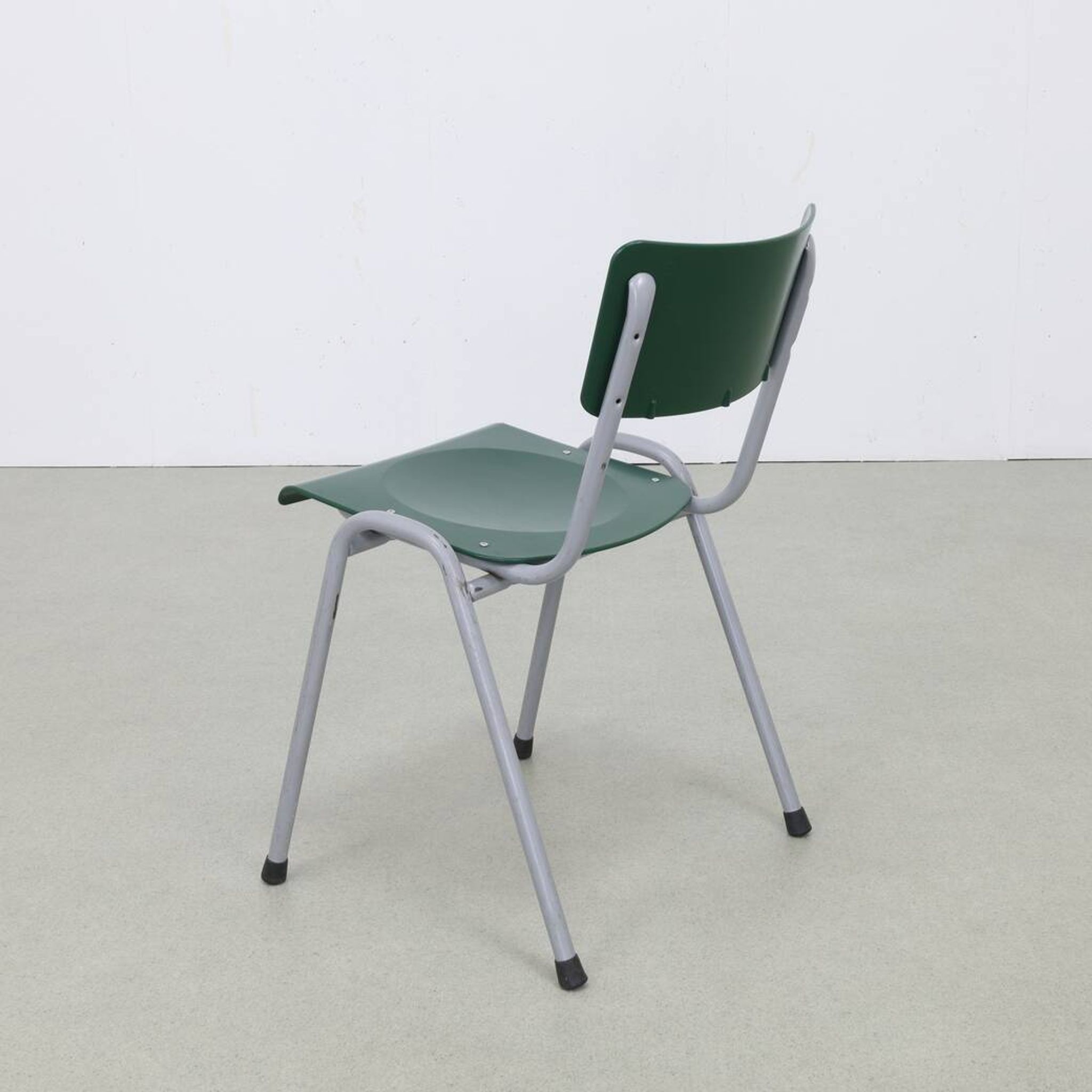 3x Dining Chair Industrial Vintage School Chair, 1970s