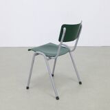 3x Dining Chair Industrial Vintage School Chair, 1970s