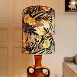 Lampe en céramique Mid Century par Göbel - West German Pottery