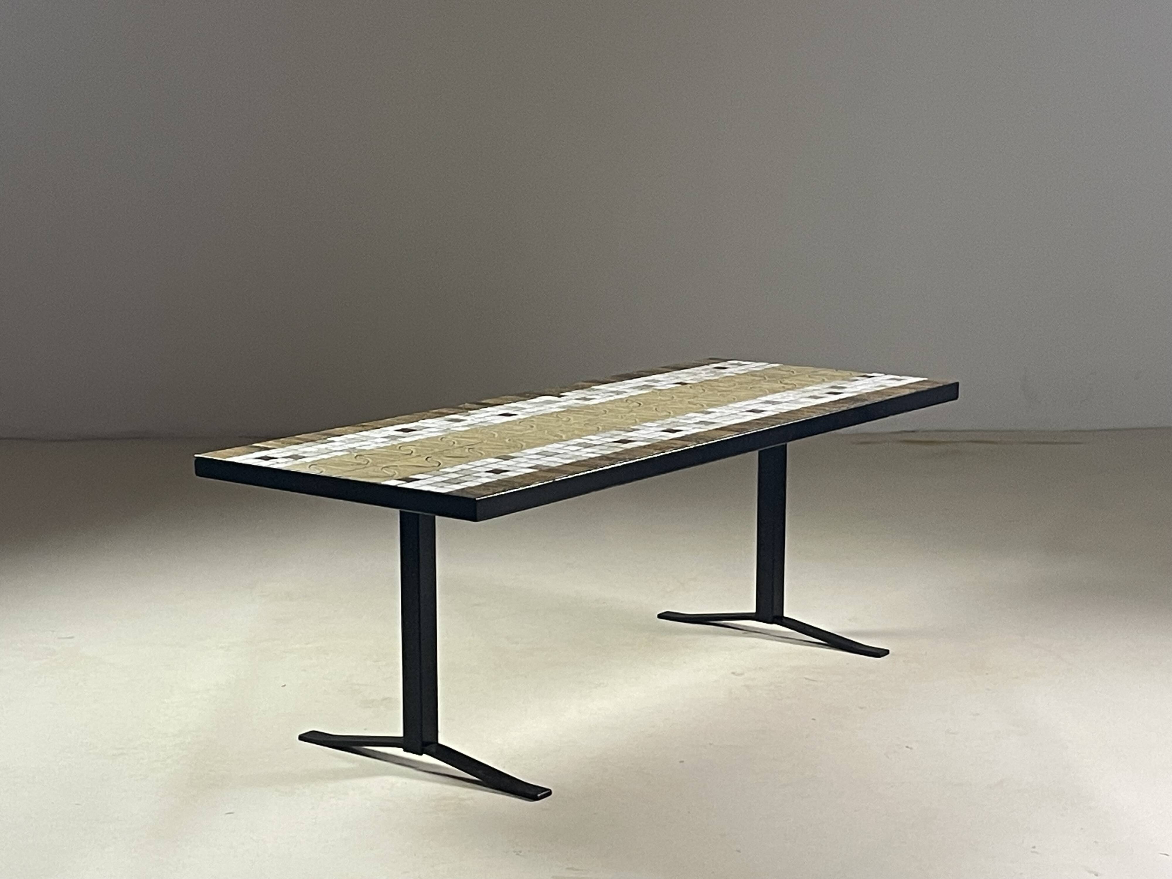 Vintage ceramic coffee table