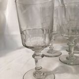 10 cut glass walking glasses