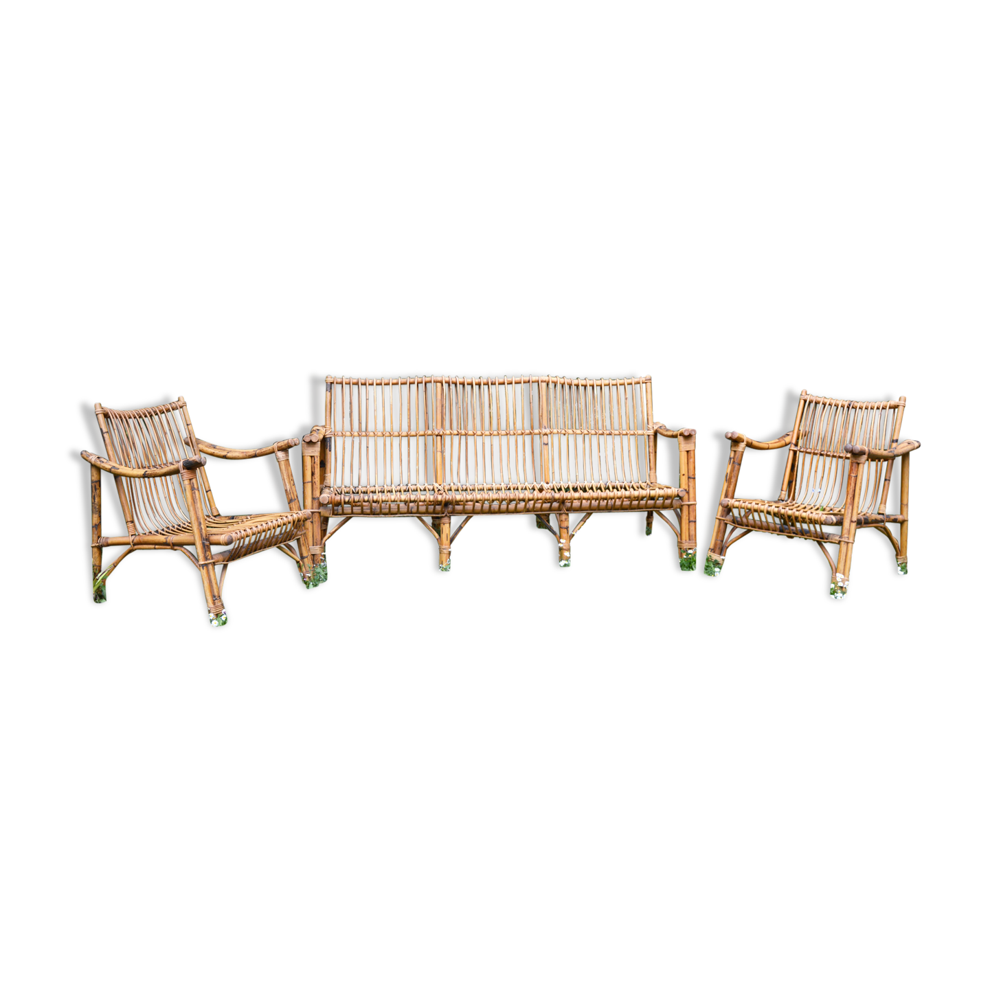 Rattan seat and armchairs Dalvera