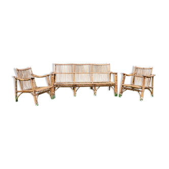 Rattan seat and armchairs Dalvera