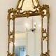 Miroir décoratif doré avec double cadre Louis XIV st., France XXe siècle