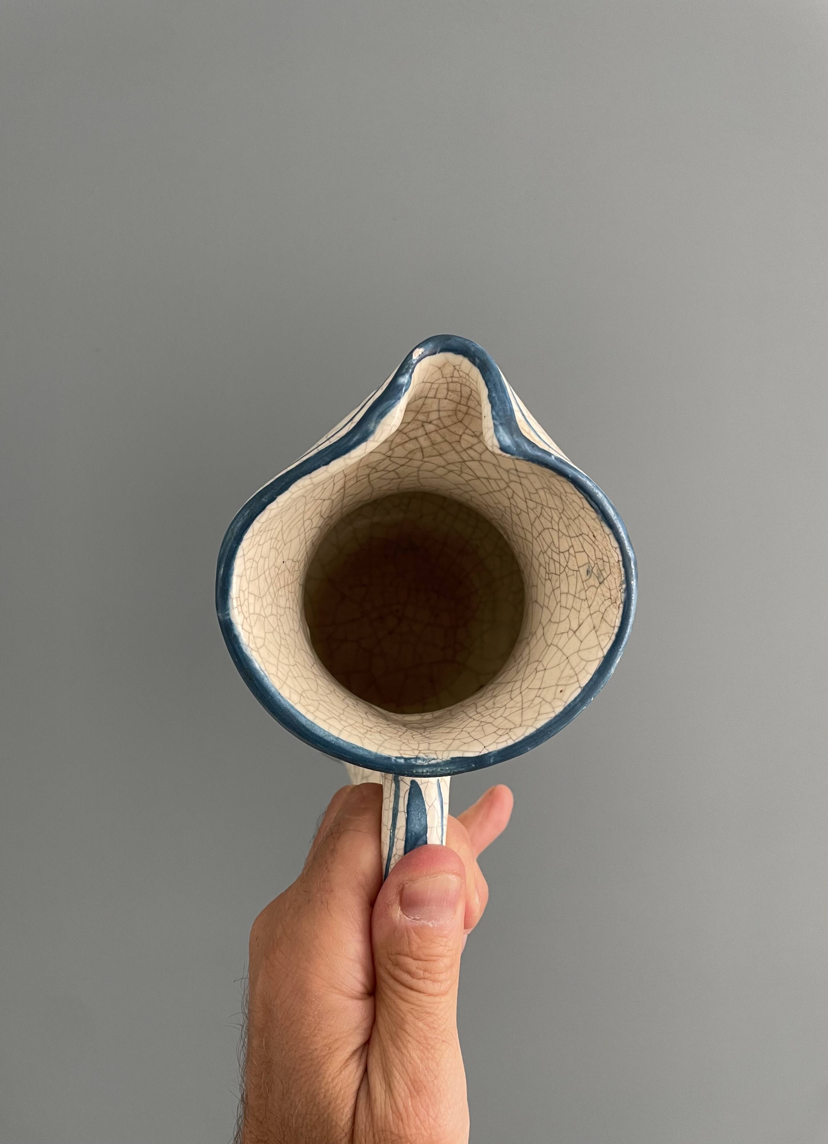 Sangria pitcher, Benlloch ceramic, Manises, 1960