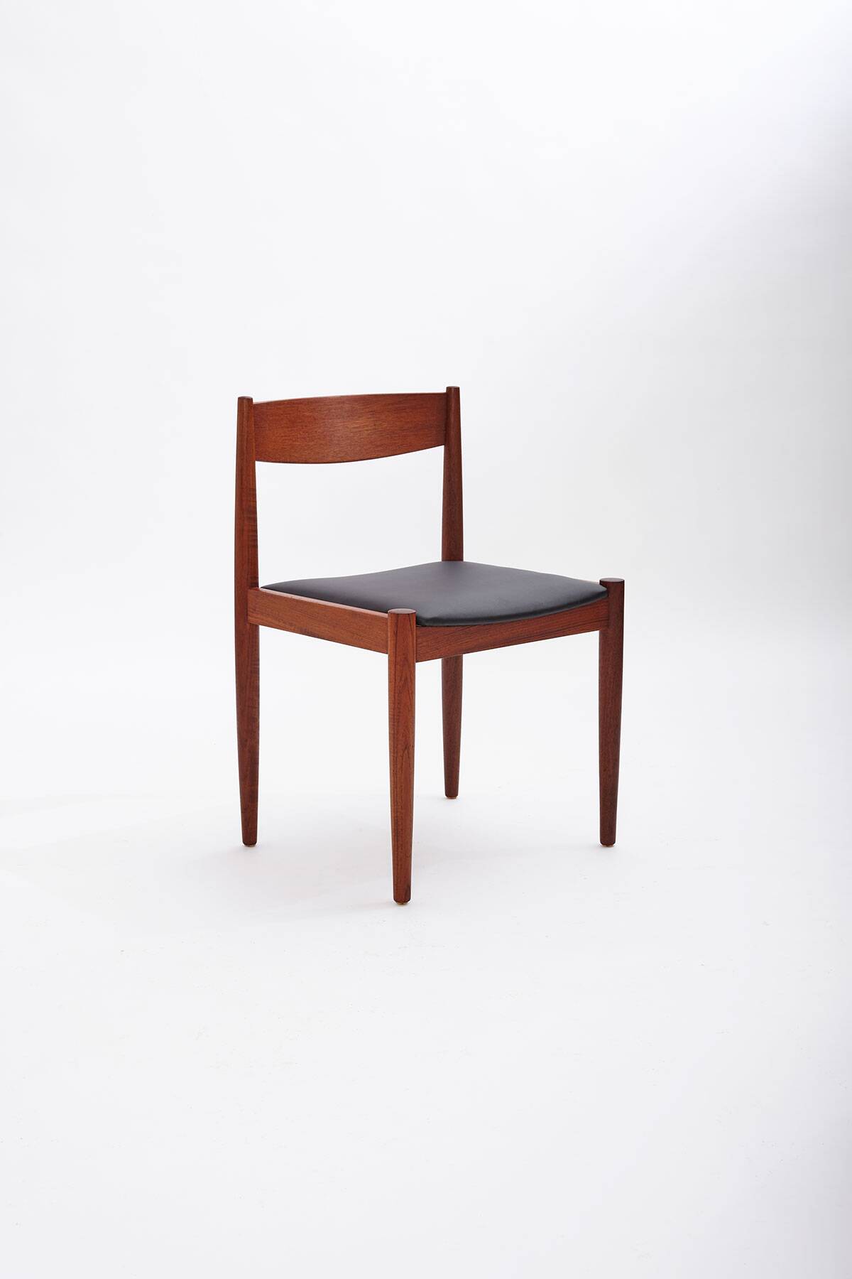 Set of 8 Mid-Century Teak Dining Chairs, Denmark 1960's