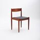 Set of 8 Mid-Century Teak Dining Chairs, Denmark 1960's