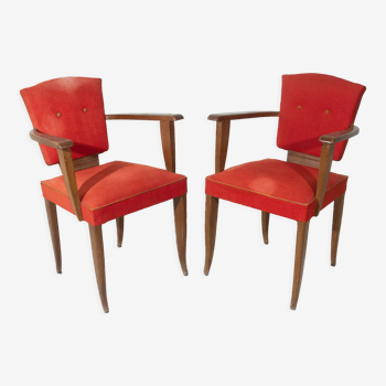 2 chaises André Sornay vers 1950