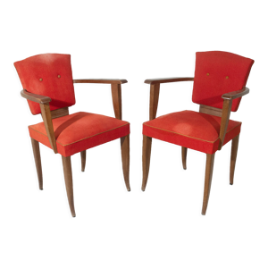 2 chaises André Sornay vers 1950