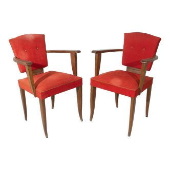 2 André Sornay chairs circa 1950