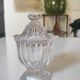 Glass or crystal mustard pot