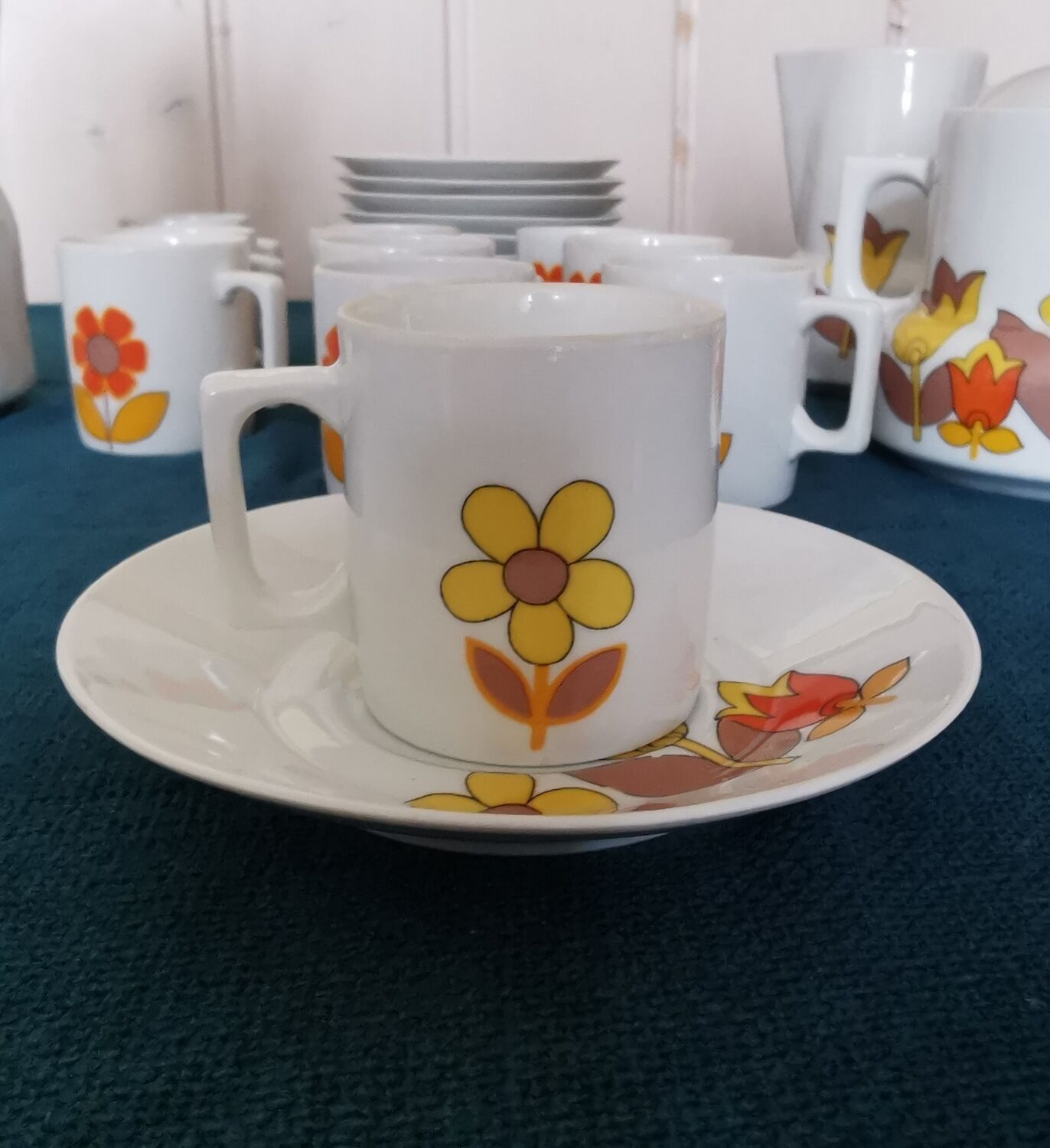 L. Lorioux coffee set 10 cups