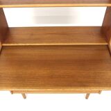 Scandinavian teak and oak secretary, Sweden, 1960