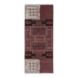 Vintage Turkish Oushak Rug Handwoven 95x235 cm