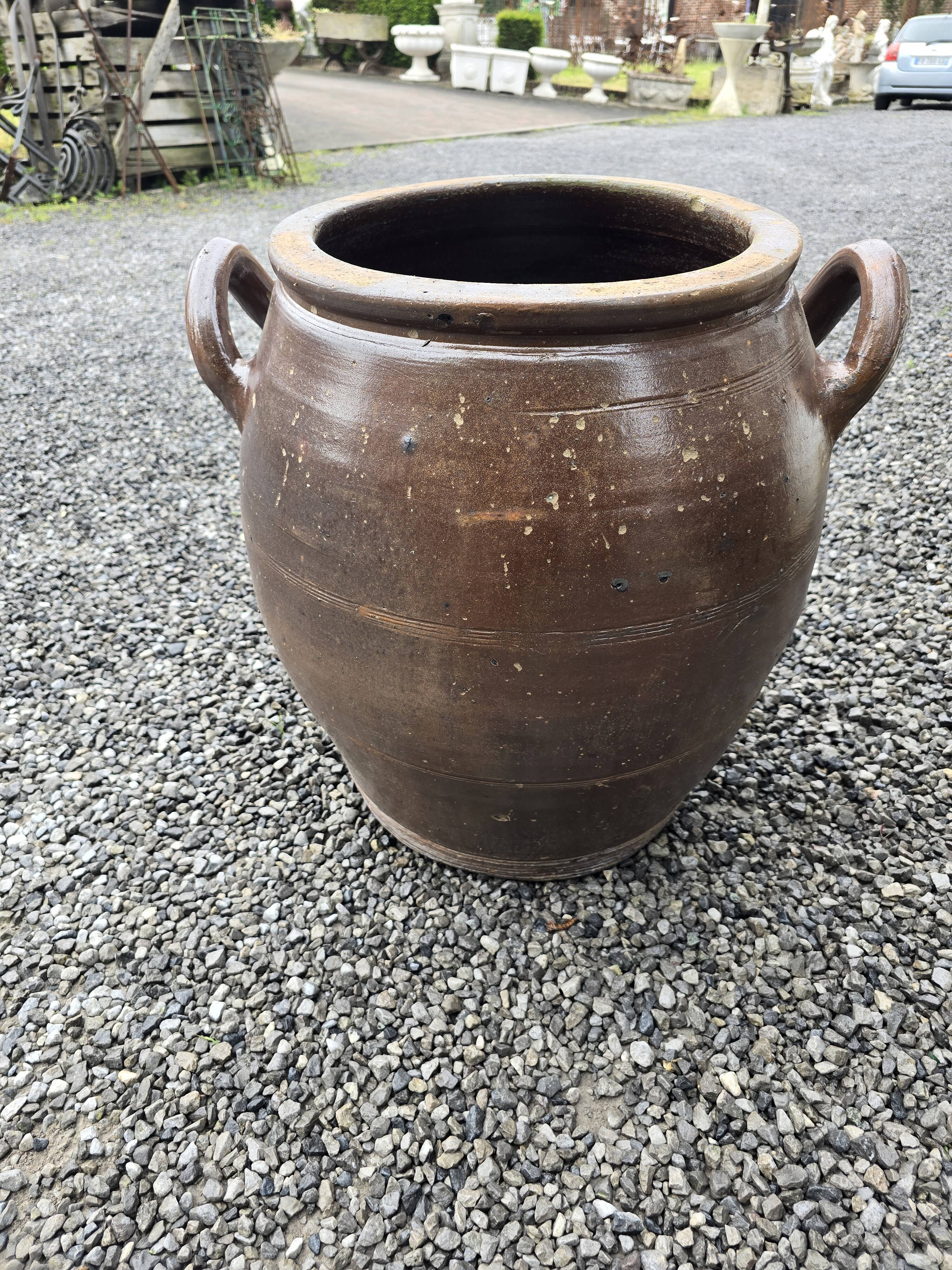 80 liter stoneware salt pan