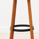 Wooden bar stool black
