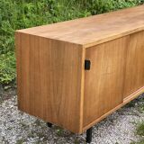 Buffet enfilade KNOLL International à 4 portes Coulissantes Design 1950