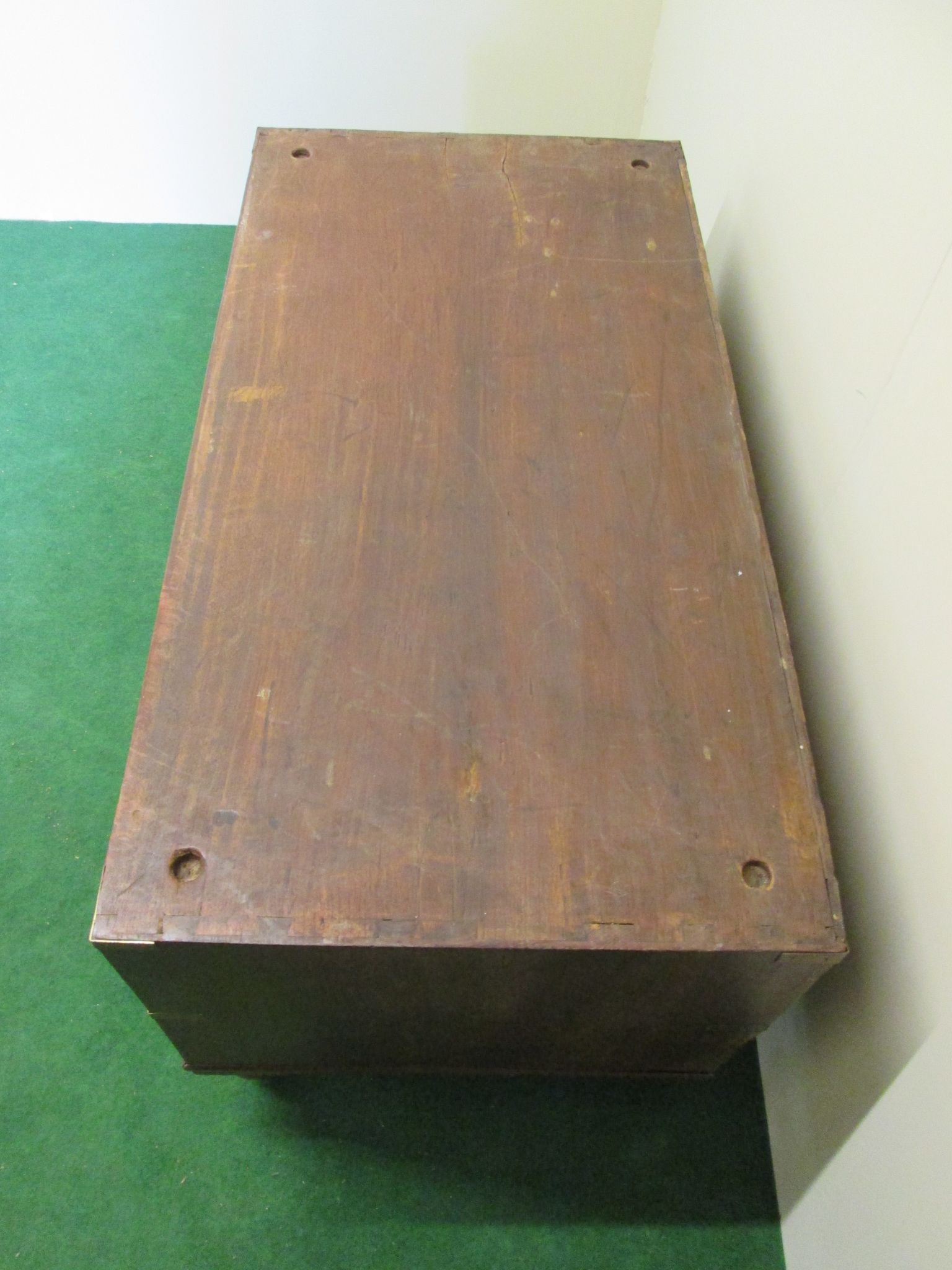 Commode bateau ancienne en acajou massif