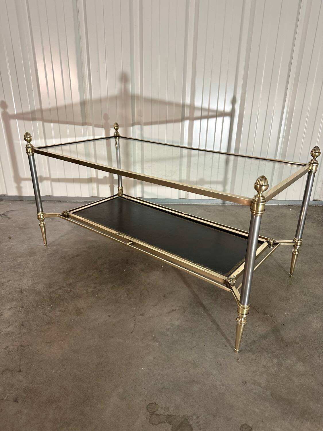 1970s bronze coffee table