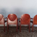 Suite de 4 chaises vintage 1960 Baumann